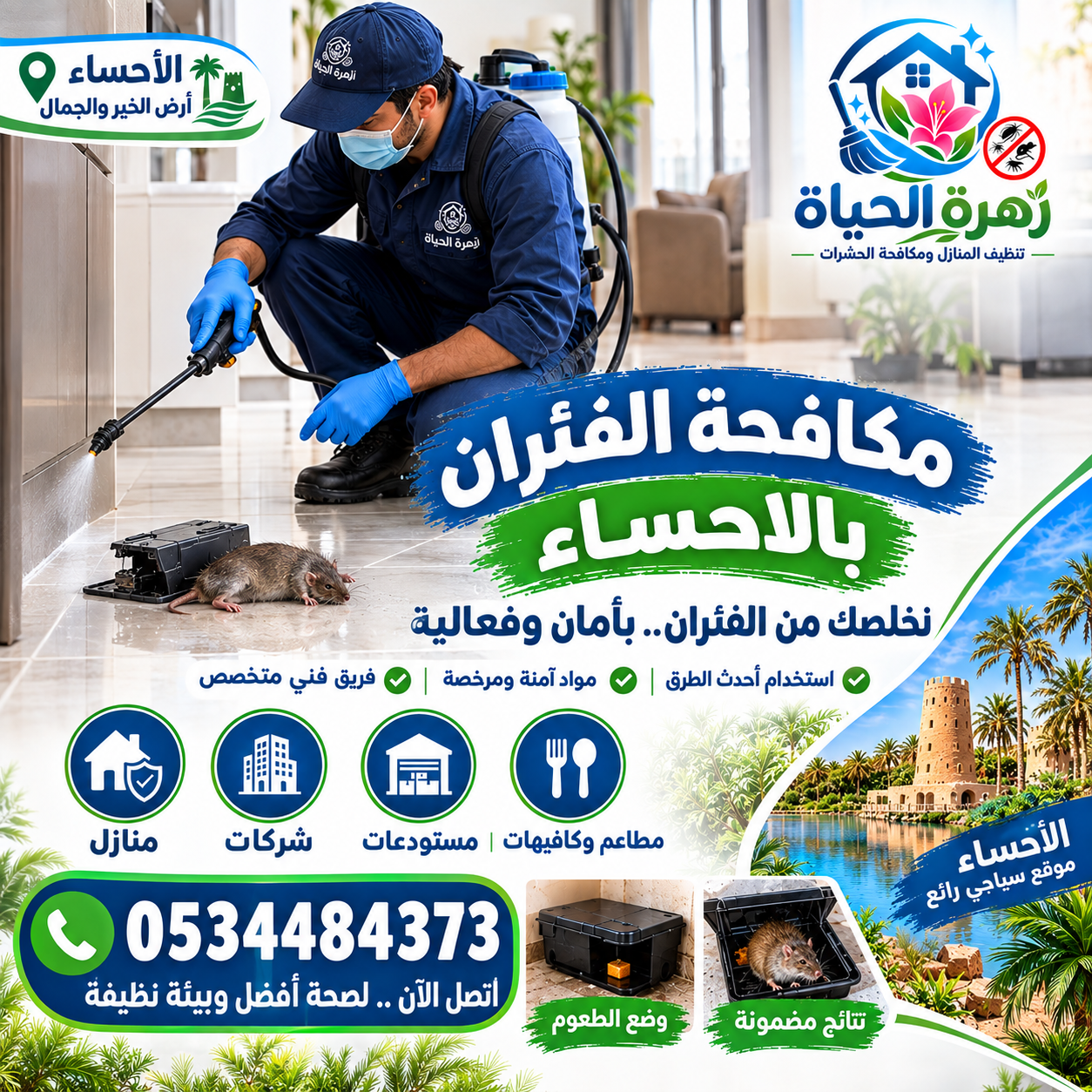 شركة مكافحة الحشرات بالاحساء